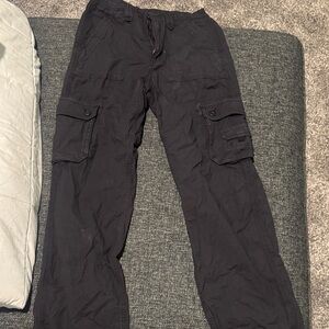 American Eagle Outfitters Black Cargo Pants